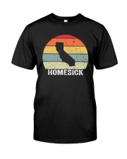 Vintage Homesick California Classic T-Shirt front