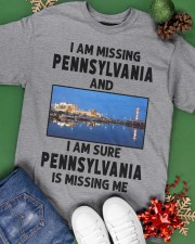 I Am Missing Pennsylvania Classic T-Shirt apparel-classic-tshirt-lifestyle-back-69