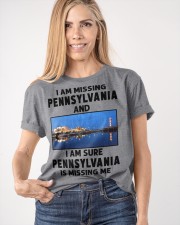 I Am Missing Pennsylvania Classic T-Shirt apparel-classic-tshirt-lifestyle-front-100