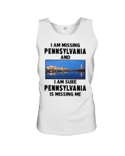 I Am Missing Pennsylvania Unisex Tank tile