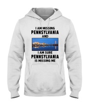 I Am Missing Pennsylvania Hooded Sweatshirt tile
