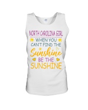North Carolina Girl- Be The Sunshine Unisex Tank tile