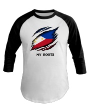 Flag Philippines My Roots Baseball Tee tile