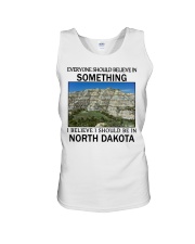 Should Be In North Dakota Unisex Tank tile