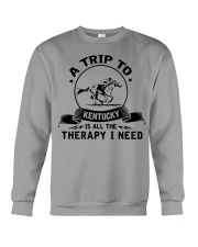 A trip to Kentucky is therapy Crewneck Sweatshirt tile