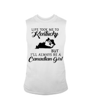 LIFE TOOK ME TO KENTUCKY BE A CANADIAN GIRL Sleeveless Tee tile