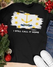 Flag Rhode Island I Still Call It Home Classic T-Shirt apparel-classic-tshirt-lifestyle-front-81