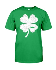 Puerto Rico Map - Four Leaf Clover Classic T-Shirt front