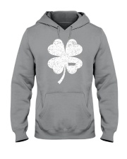 Puerto Rico Map - Four Leaf Clover Hooded Sweatshirt tile