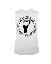 OHIO GIRL LIVING IN VERMONT Sleeveless Tee tile