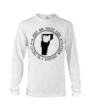 OHIO GIRL LIVING IN VERMONT Long Sleeve Tee tile