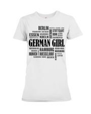 German girl cities Premium Fit Ladies Tee tile