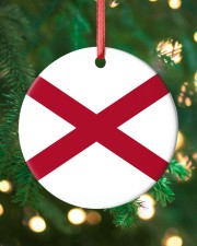 Flag Alabama Circle ornament - single (porcelain) custom-circle-ornament-single-porcelain-lifestyle-11