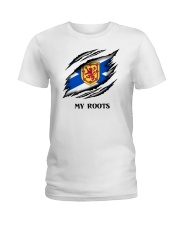 Flag Nova Scotia My Roots Ladies T-Shirt tile