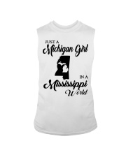 MICHIGAN GIRL IN MISSISSIPPI Sleeveless Tee tile