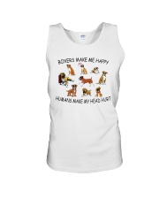 Boxers Make Me Happy Unisex Tank tile
