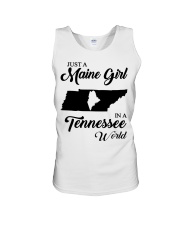 MAINE GIRL IN TENNESSEE Unisex Tank tile