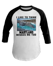Maryland Misses Me Too Baseball Tee tile