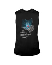 OHIO TEXAS LOVE BRINGS YOU HOME Sleeveless Tee tile