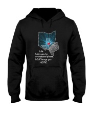 OHIO TEXAS LOVE BRINGS YOU HOME Hooded Sweatshirt tile