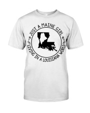MAINE GIRL LIVING IN LOUISIANA Classic T-Shirt tile