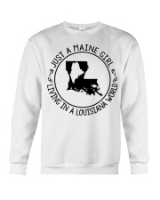 MAINE GIRL LIVING IN LOUISIANA Crewneck Sweatshirt tile