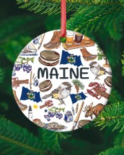 Maine Symbol Circle ornament - single (porcelain) custom-circle-ornament-single-porcelain-lifestyle-10