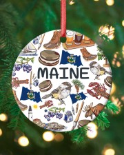 Maine Symbol Circle ornament - single (porcelain) custom-circle-ornament-single-porcelain-lifestyle-11