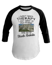 Pack My Bags - Go To North Dakota Baseball Tee tile