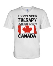 Therapy - Go To Canada V-Neck T-Shirt tile