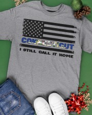 Flag Connecticut- Call It Home Classic T-Shirt apparel-classic-tshirt-lifestyle-back-69