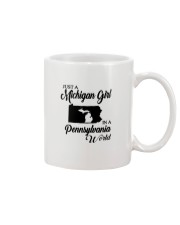 MICHIGAN GIRL IN PENNSYLVANIA Mug tile
