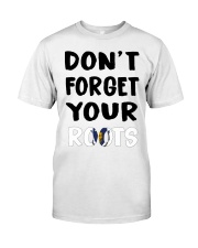Massachusetts Flag Don't Forget Your Roots Classic T-Shirt tile
