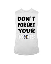 Massachusetts Flag Don't Forget Your Roots Sleeveless Tee tile