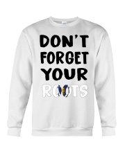 Massachusetts Flag Don't Forget Your Roots Crewneck Sweatshirt tile