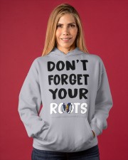 Massachusetts Flag Don't Forget Your Roots Hooded Sweatshirt apparel-hooded-sweatshirt-lifestyle-front-86
