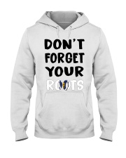 Massachusetts Flag Don't Forget Your Roots Hooded Sweatshirt tile