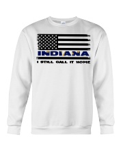 Flag Indiana- Call It Home Crewneck Sweatshirt tile