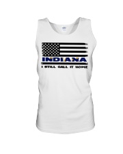 Flag Indiana- Call It Home Unisex Tank tile