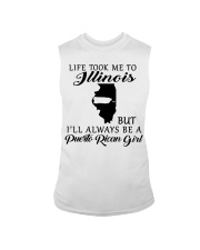 LIFE TOOK ME TO ILLINOIS BE A PUERTO RICAN GIRL Sleeveless Tee tile