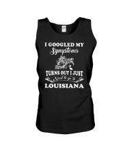 Google My Symptoms - Go To Louisiana Unisex Tank tile