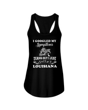 Google My Symptoms - Go To Louisiana Ladies Flowy Tank tile