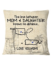 PUERTO RICO OKLAHOMAMOM AND DAUGHTER Square Pillowcase tile