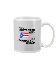PUERTO RICAN GIRL IN CONNECTICUT Mug tile