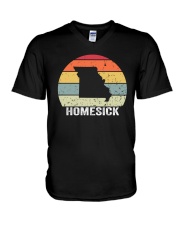 Vintage Homesick Missouri V-Neck T-Shirt tile
