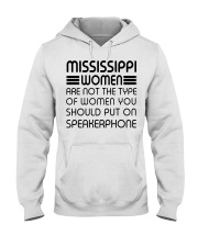 Should put on speakerphone not Mississippi women Hooded Sweatshirt tile
