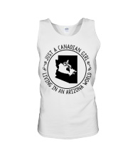CANADIAN GIRL LIVING IN ARIZONA Unisex Tank tile