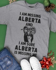 Alberta Is Missing Me Classic T-Shirt apparel-classic-tshirt-lifestyle-back-69