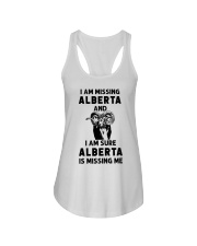Alberta Is Missing Me Ladies Flowy Tank tile