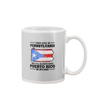 LIVE IN PENNSYLVANIA PUERTO RICO IN MY DNA Mug tile